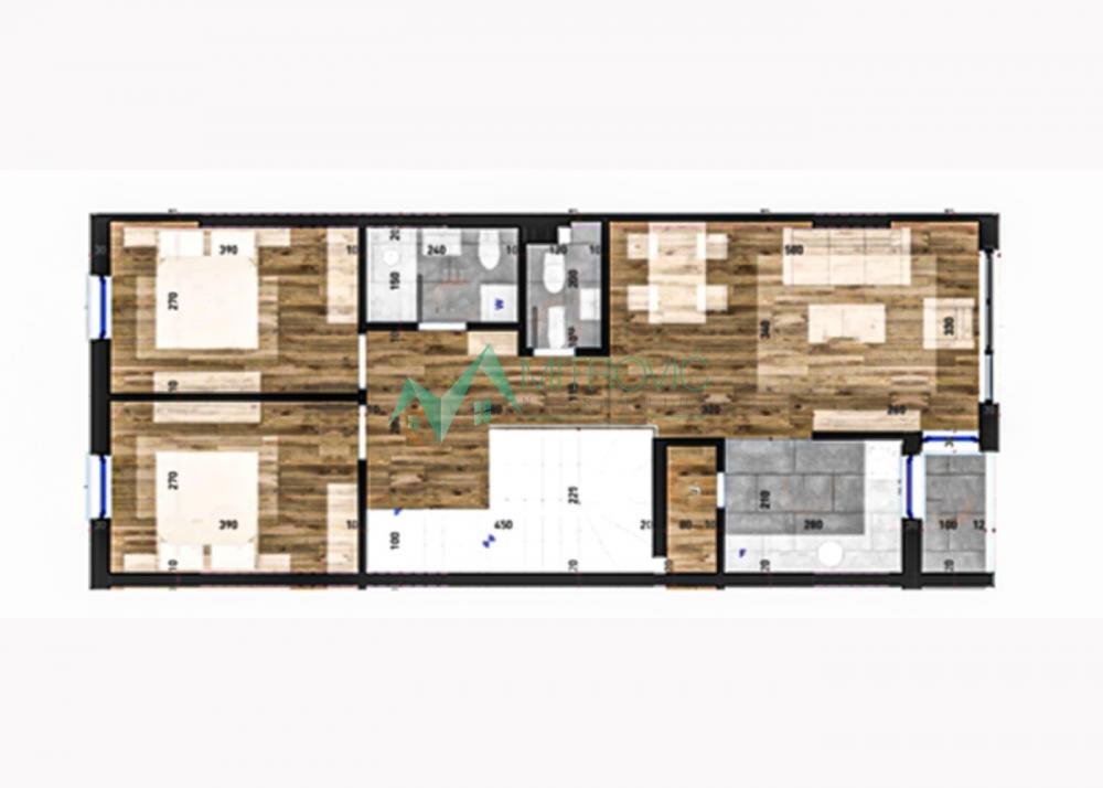 Slika 1 - Četvorosoban, 90m2, Telep Novi Sad, sa terasom, ima lift