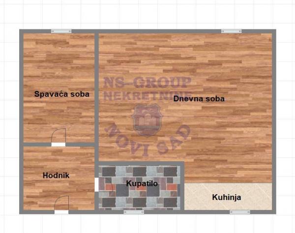 Slika 0 - Dvosoban stan na ulazu u Futog