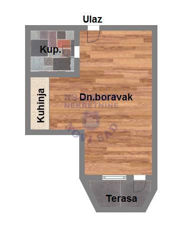 Slika 5 - Predstavljamo Vam garsonjeru u blizini Futoške pijace. 
