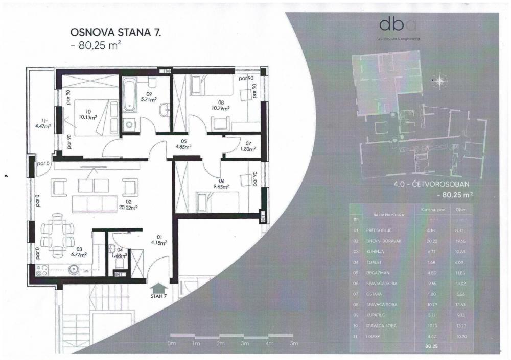 Slika 10 - Stan,NOVI SAD,ŠIRI CENTAR,kv: 80.00, € 290000, ID: 1059485
