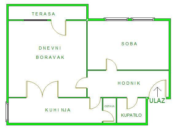 Glavna slika -Stan,NOVI SAD,LIMAN 1,kv: 56.00, € 173000, ID: 1059501