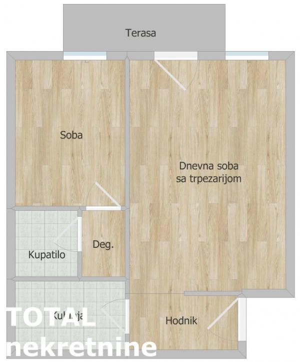 Slika 11 - Stan,NOVI SAD,CENTAR,kv: 40.00, € 130000, ID: 1102717