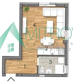 Glavna slika -Nova garsonjera na Telepu – 28m²