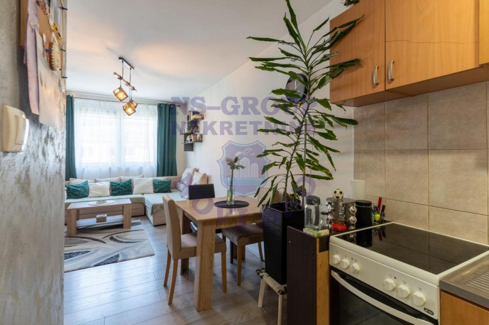 Slika 2 - Dvosoban, 41m2, Nova Detelinara Novi Sad, sa terasom, ima lift