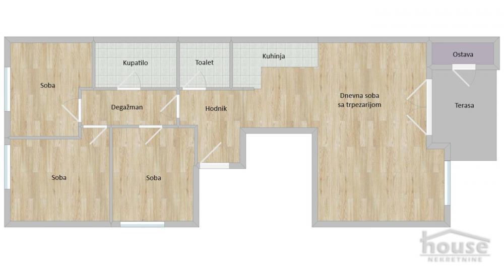 Glavna slika -Stan,NOVI SAD,TELEP,kv: 79.00, € 196700, ID: 1065847