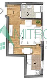 Glavna slika -Nova garsonjera na Telepu – 27m²