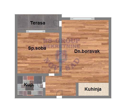Glavna slika -Dvosoban stan- Trandžament!