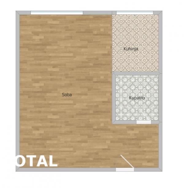 Slika 7 - Stan,NOVI SAD,BULEVAR,kv: 25.00, € 72800, ID: 1102749