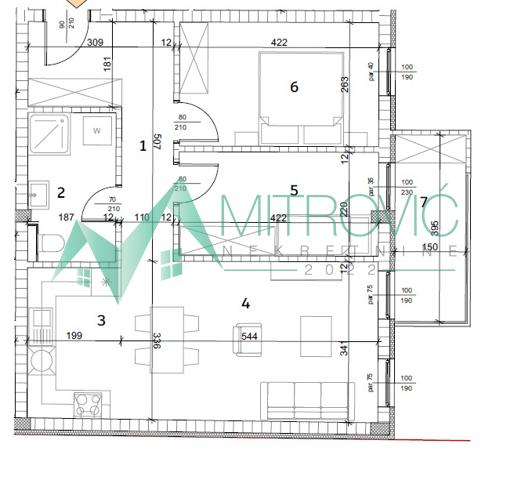 Glavna slika -Novi Sad, Telep - Dvoiposoban stan 64m2 