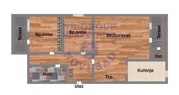 Slika 4 - Odličan trosoban stan na 1. spratu