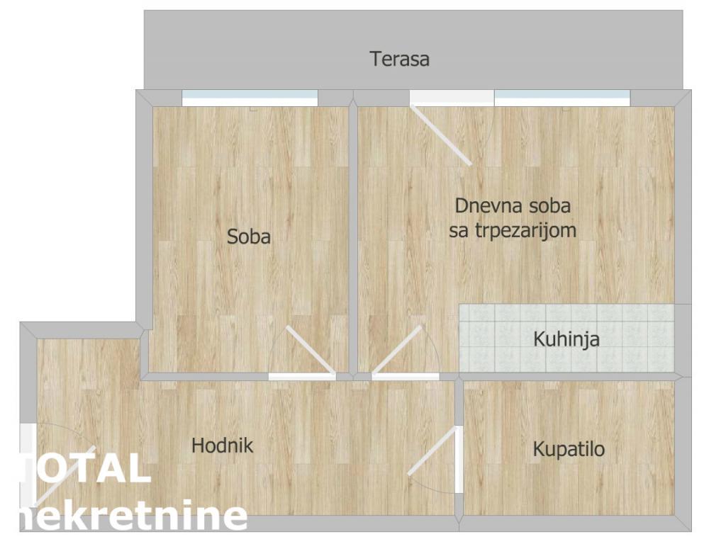 Slika 5 - Stan,NOVI SAD,DETELINARA,kv: 35.00, € 93000, ID: 1102811