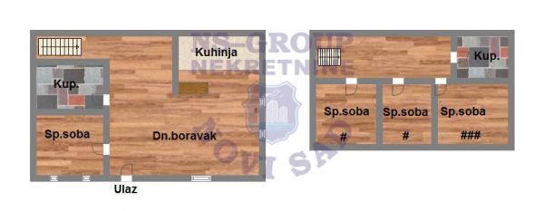 Slika 11 - Petosoban, 105m2, Adamovićevo naselje Novi Sad, sa terasom