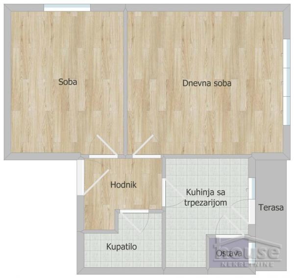Slika 11 - Stan,NOVI SAD,GRBAVICA,kv: 48.00, € 120000, ID: 1063540
