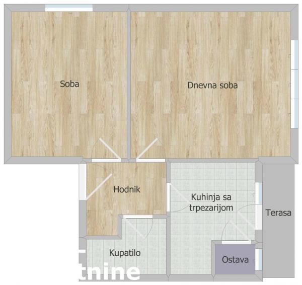 Slika 11 - Stan,NOVI SAD,GRBAVICA,kv: 48.00, € 120000, ID: 1100388