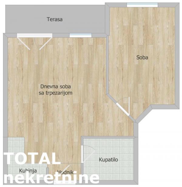 Slika 11 - Stan,NOVI SAD,BULEVAR EVROPE,kv: 41.00, € 119000, ID: 1102824