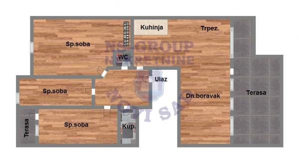 Glavna slika -Odličan stan u izgradnji - 83m2, Ima PDV, Parking u ceni