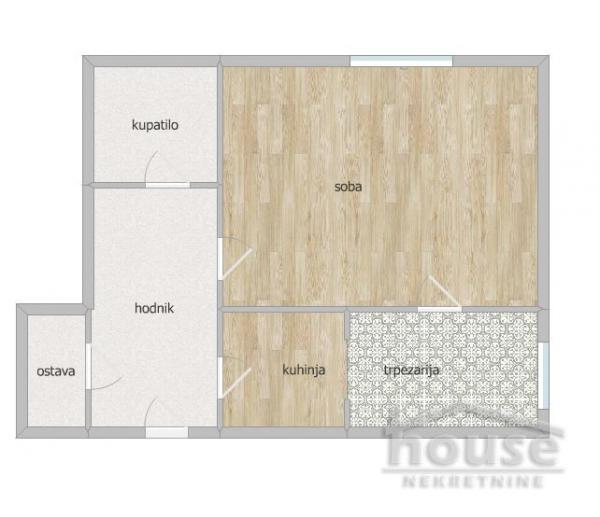 Slika 1 - Stan,NOVI SAD,NOVO NASELJE,kv: 43.00, € 90300, ID: 1066023
