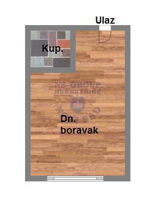 Glavna slika -Jednosoban, 28m2, ima lift