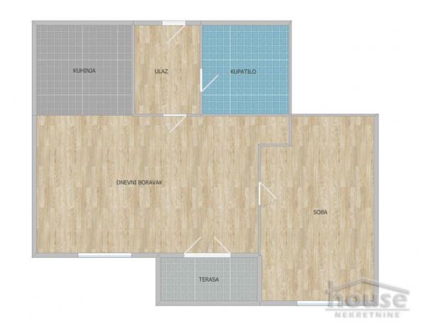 Slika 1 - Stan,NOVI SAD,BULEVAR EVROPE,kv: 43.00, € 130000, ID: 1064818