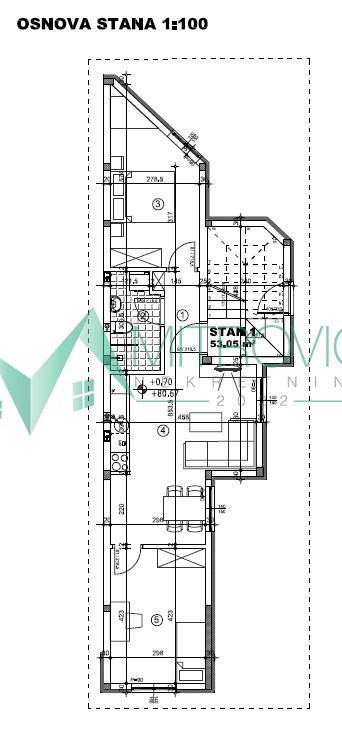 Glavna slika -Nov trosoban stan u izgradnji – odlična investicija