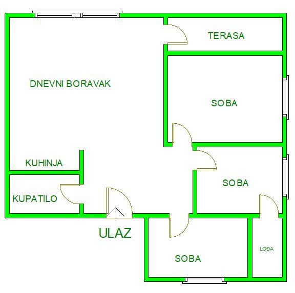 Slika 11 - Stan,NOVI SAD,ADICE,kv: 68.30, € 154500, ID: 1051090