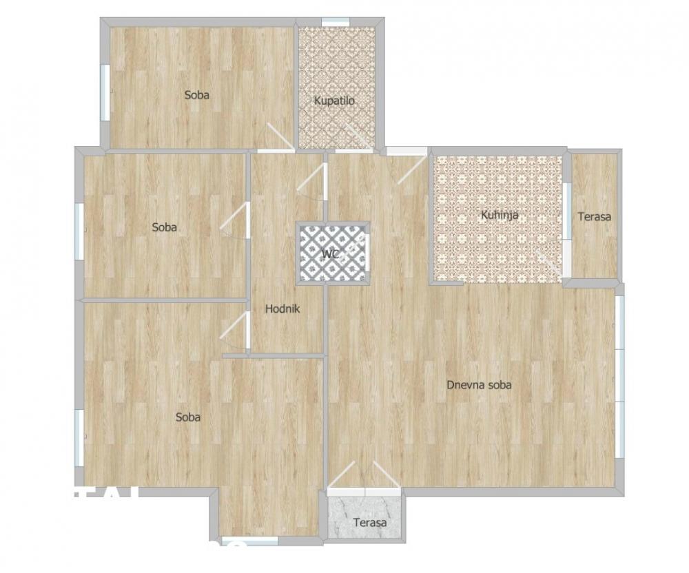 Slika 11 - Stan,NOVI SAD,GRBAVICA,kv: 95.00, € 255000, ID: 1102928