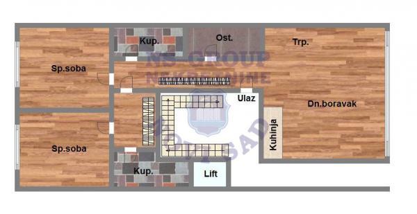 Glavna slika -Lux Izgradnja! Trosoban stan na B. P. P. - 575119