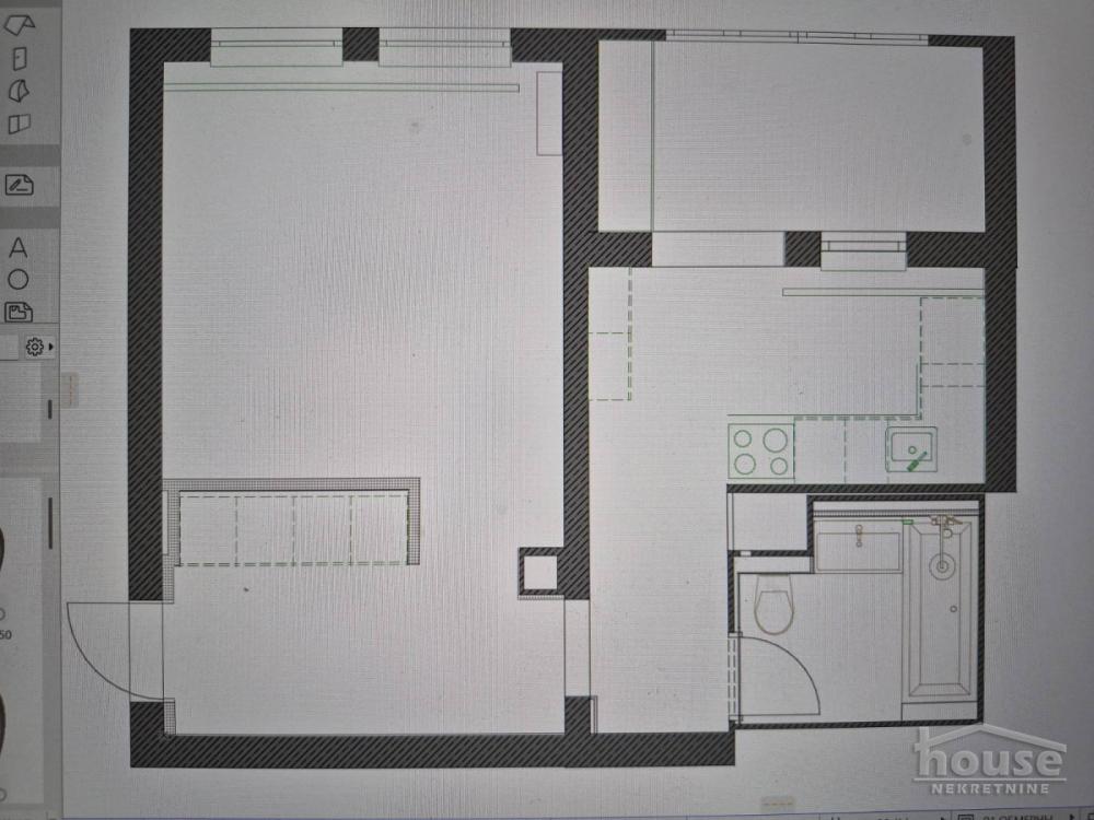 Slika 11 - Stan,NOVI SAD,NOVA DETELINARA,kv: 40.00, € 137000, ID: 1066081