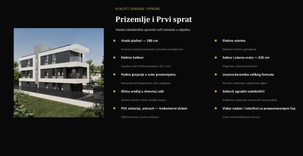 Slika 4 - Jednoiposobni stanovi 30m,32m sa dvorištem 15m u izgradnji Adice