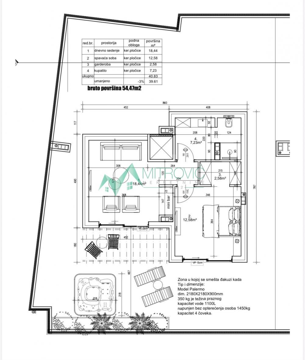 Slika 1 - Trosoban, 95m2, Telep Novi Sad, ima lift