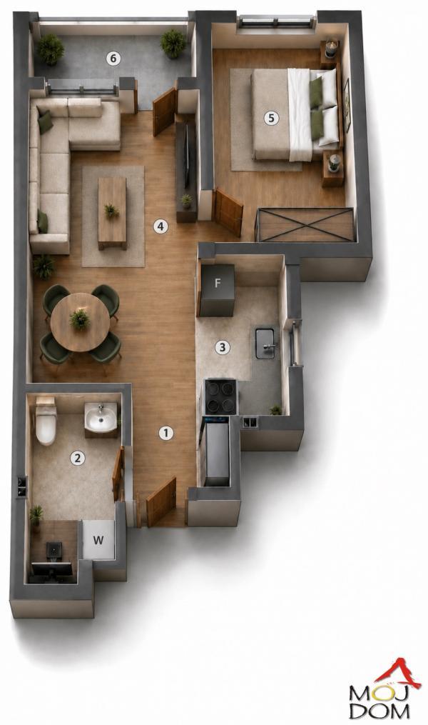 Glavna slika -Stan,NOVI SAD,ADICE,kv: 41, € 101000, ID: 1032560