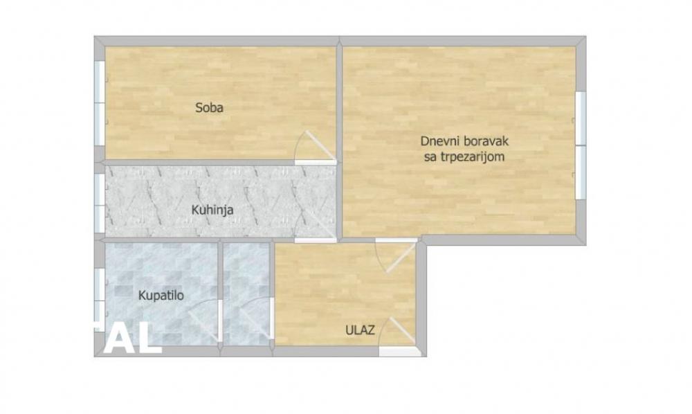 Slika 8 - Stan,NOVI SAD,KEJ,kv: 44.00, € 120000, ID: 1100375