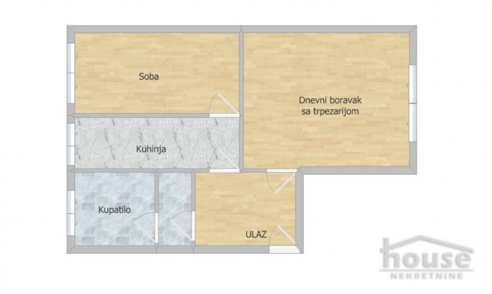 Slika 1 - Stan,NOVI SAD,KEJ,kv: 44.00, € 120000, ID: 1063527