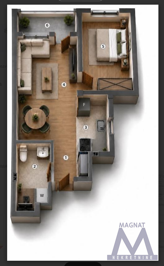 Slika 1 - Stan,NOVI SAD,ADICE,kv: 40.86, € 101000, ID: 1019423