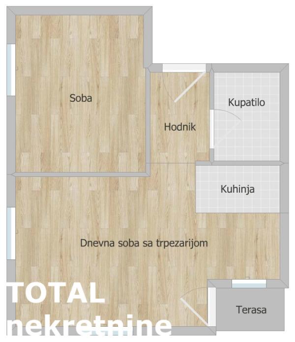 Slika 10 - Stan,NOVI SAD,TELEP,kv: 40.00, € 125000, ID: 1102977