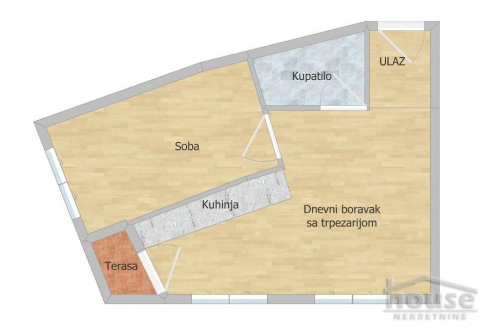 Glavna slika -Stan,NOVI SAD,PODBARA,kv: 38.00, € 121600, ID: 1062900