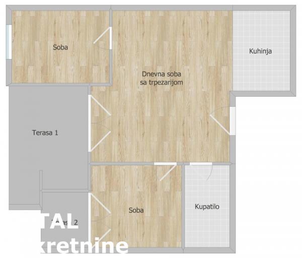 Slika 10 - Stan,NOVI SAD,ADICE,kv: 50.00, € 121000, ID: 1102753