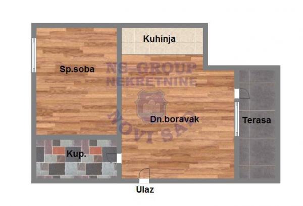 Slika 10 - Prodaja stana, 29m2, Adice Novi Sad, sa terasom
