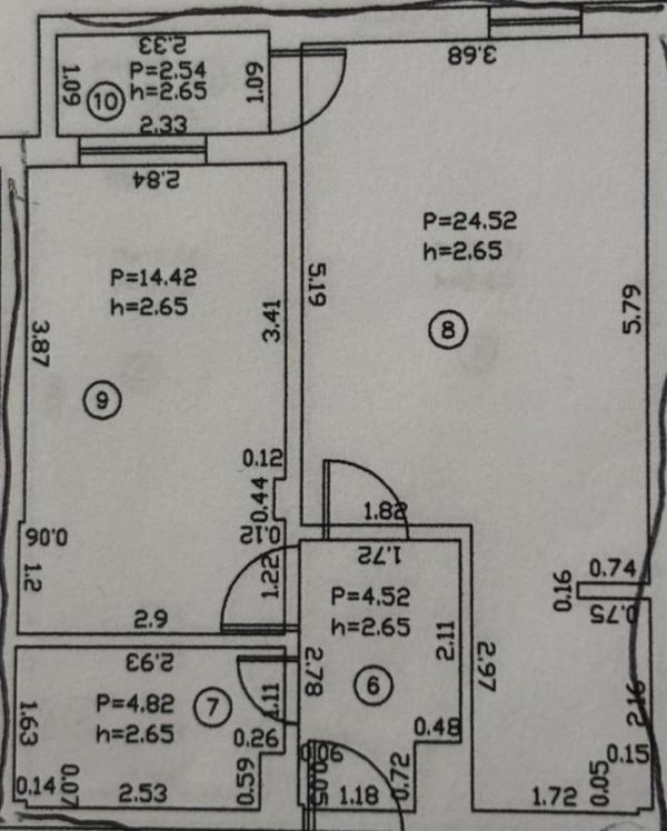 Slika 9 - Dvosoban, 51m2, Sajmište Novi Sad, sa terasom, ima lift