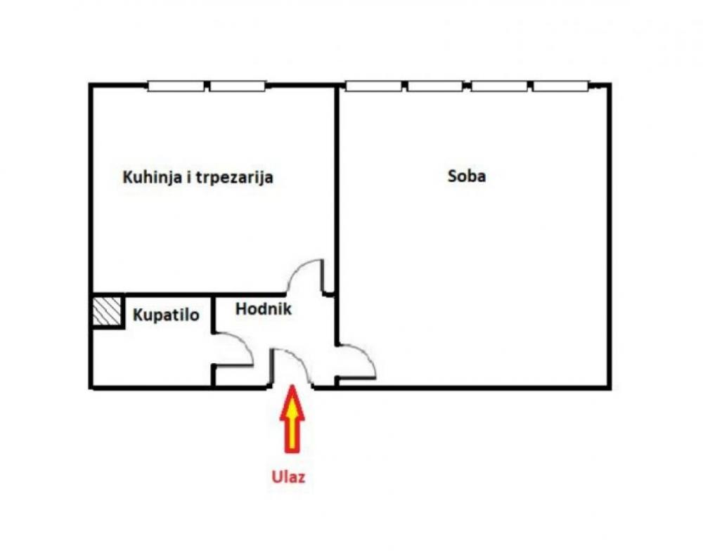 Slika 9 - Jednosoban stan na Bulevaru Oslobođenja