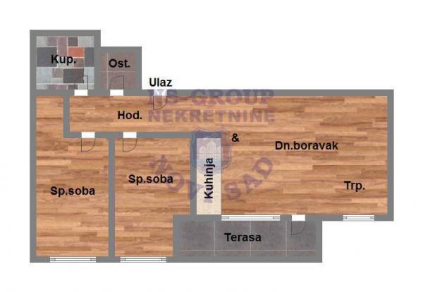 Slika 11 - Prodaja stana, 52m2, Liman 3 Novi Sad