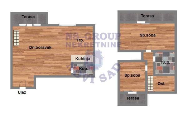 Slika 10 - Namesten Useljiv trosoban stan Kej 576857