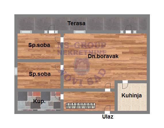 Slika 9 - Namesten Useljiv Trosoban stan 577038