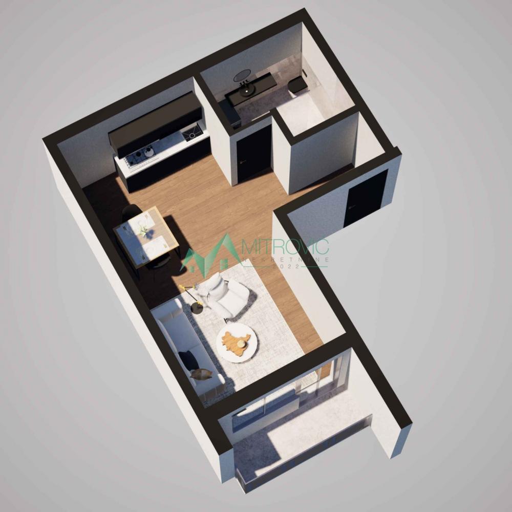 Slika 2 - Garažni stan od 26 m² – funkcionalan prostor za stanovanje 