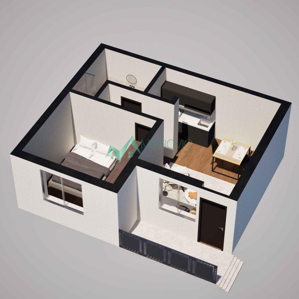 Slika 3 - Garažni stan od 32 m² – praktičan i funkcionalan 