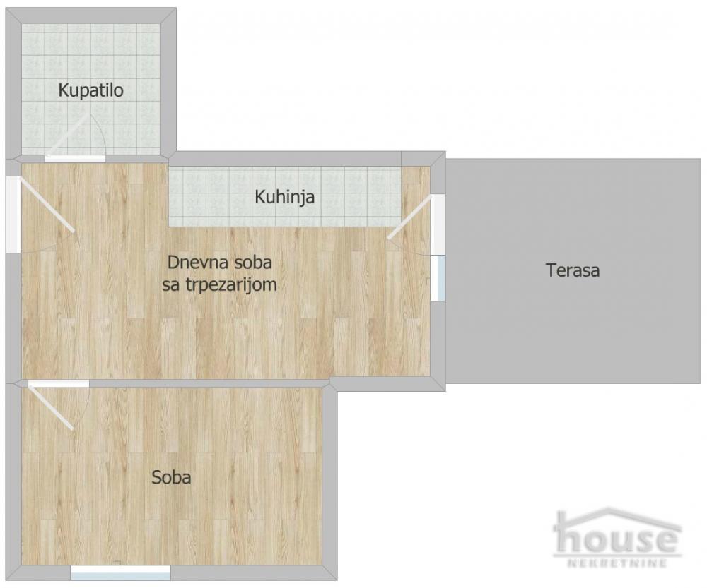 Slika 8 - Stan,NOVI SAD,ADICE,kv: 25.00, € 65000, ID: 1066251