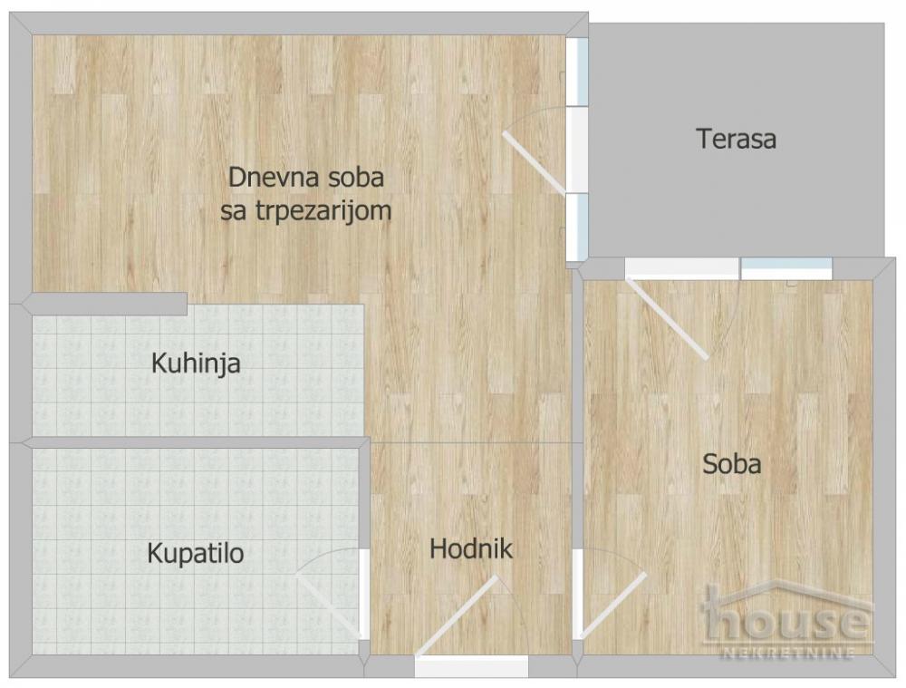 Slika 8 - Stan,NOVI SAD,CENTAR,kv: 40.00, € 153000, ID: 1066275