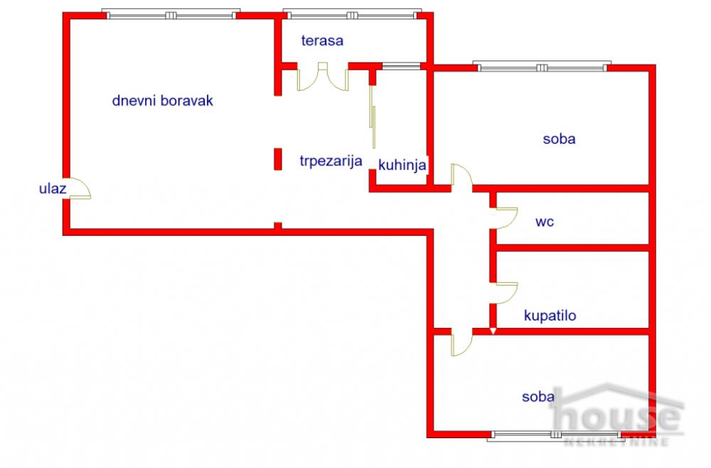 Slika 1 - Stan,NOVI SAD,SAJAM,kv: 70.00, € 150000, ID: 1061522