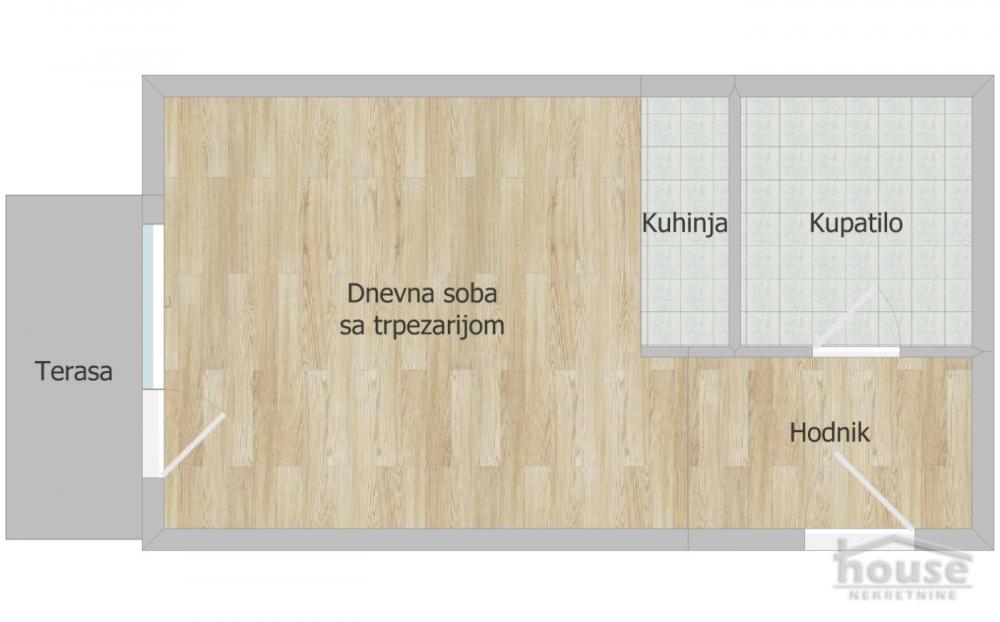 Slika 8 - Stan,NOVI SAD,CARA DUŠANA,kv: 31.00, € 105400, ID: 1066280