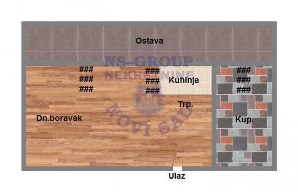 Slika 6 - Trosoban, 76m2, Novi Sad centar Novi Sad